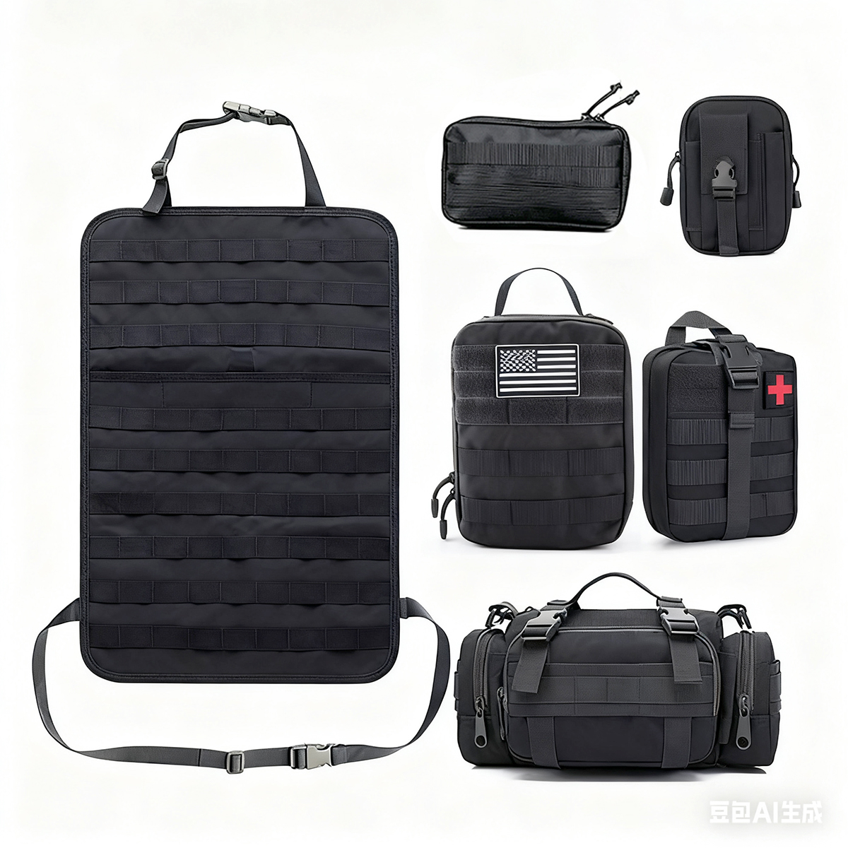Molle Seat Back Organizer Kit