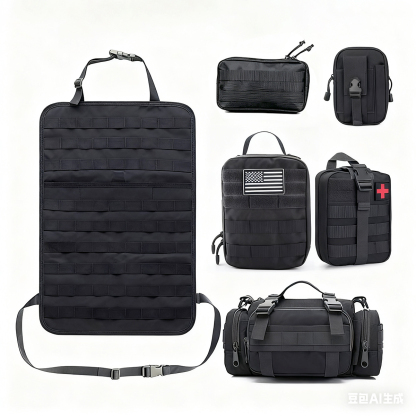 Molle Seat Back Organizer Kit
