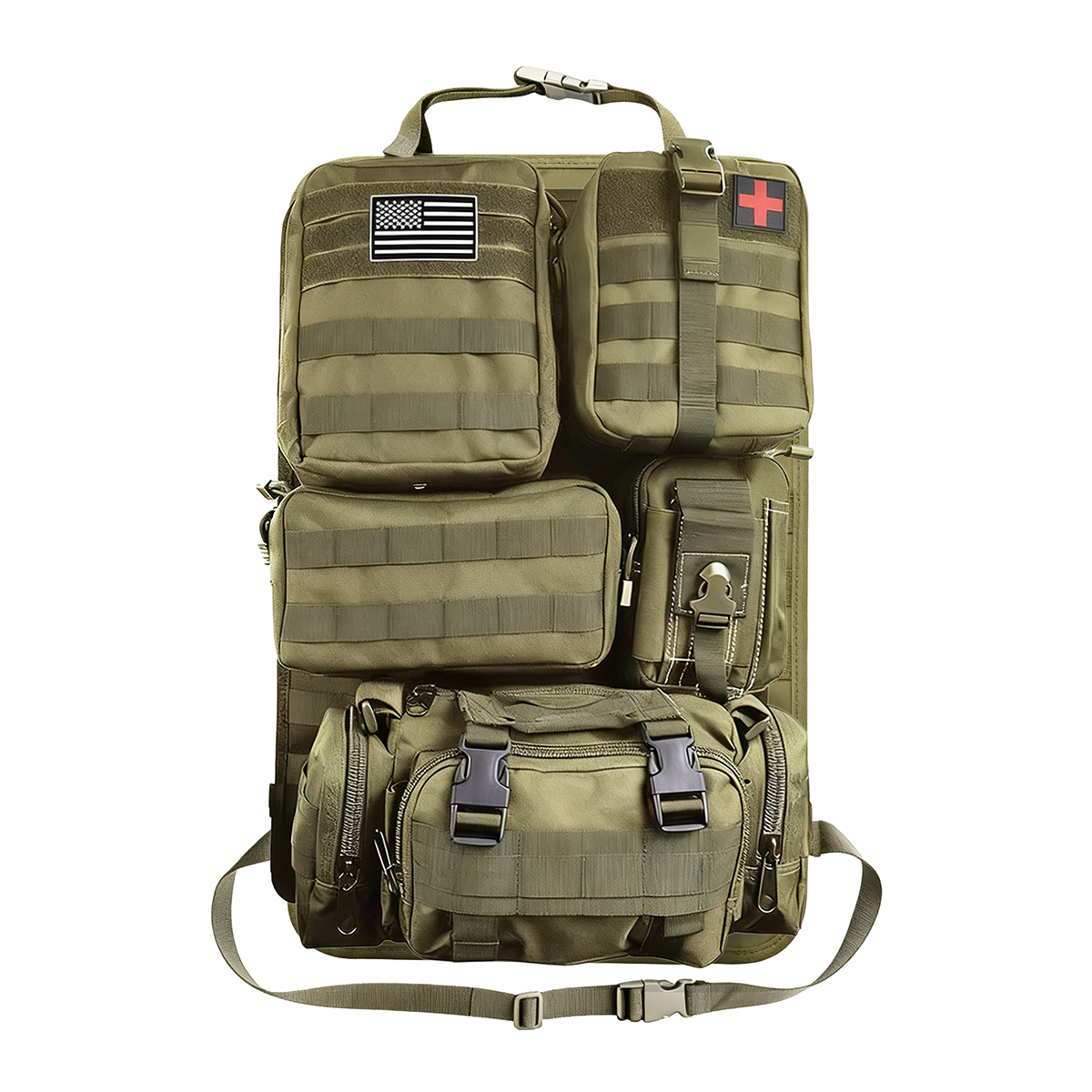 Molle Seat Back Organizer Kit
