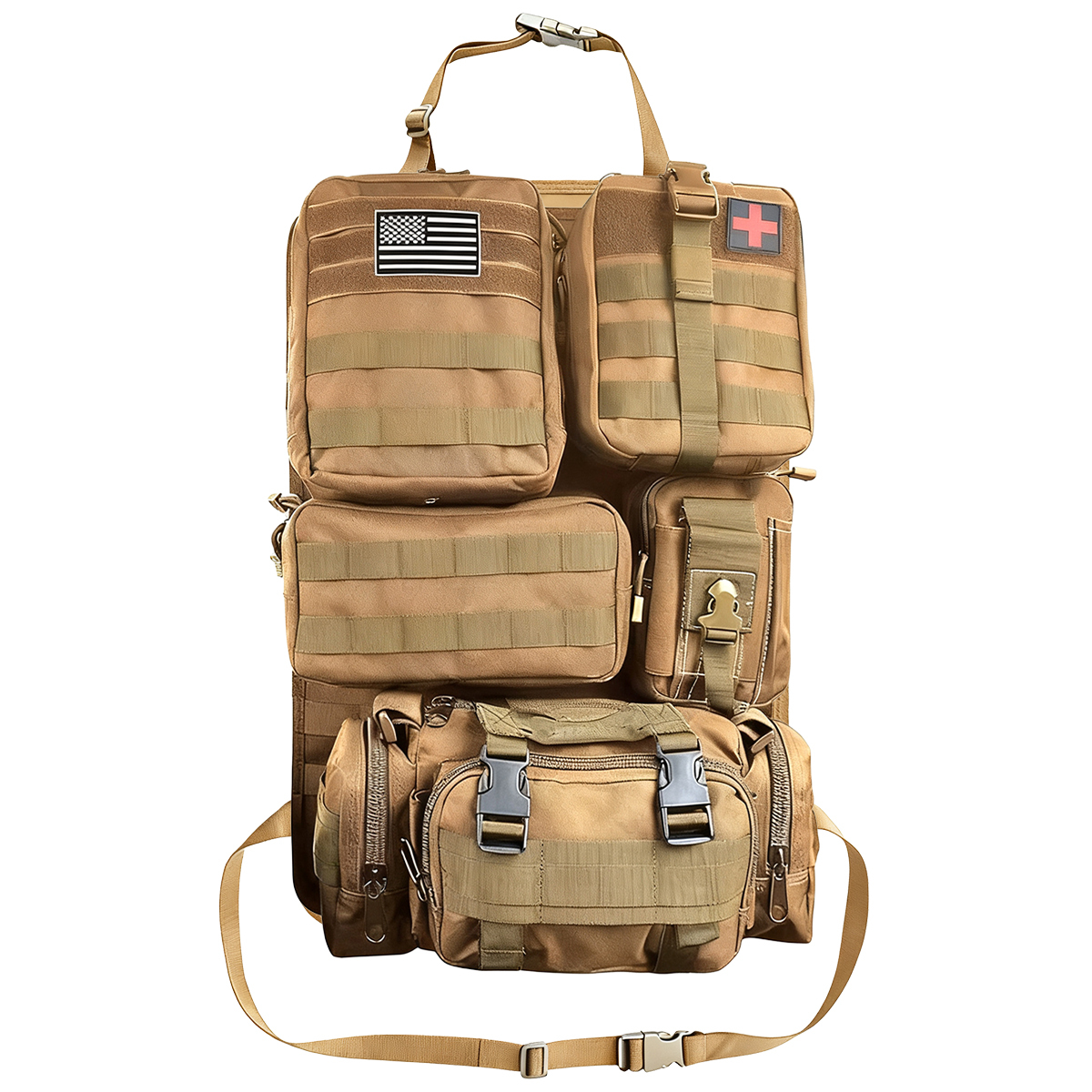 Molle Seat Back Organizer Kit