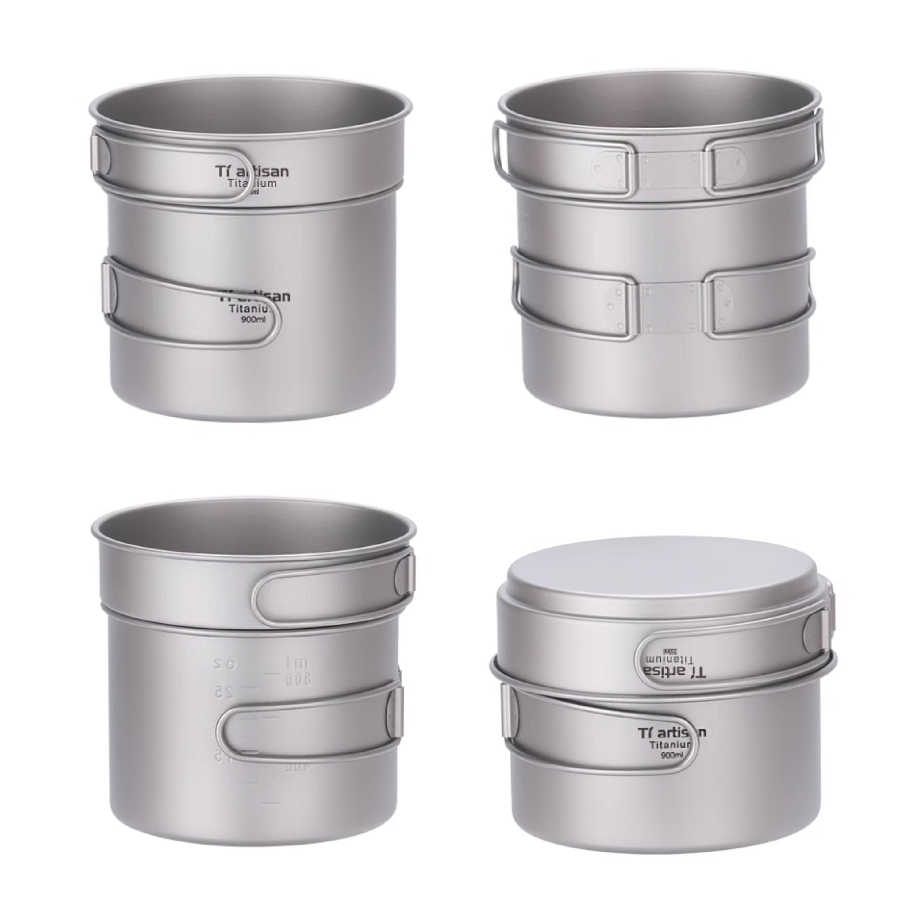 Titanium Camp Pot Set-kiToolab