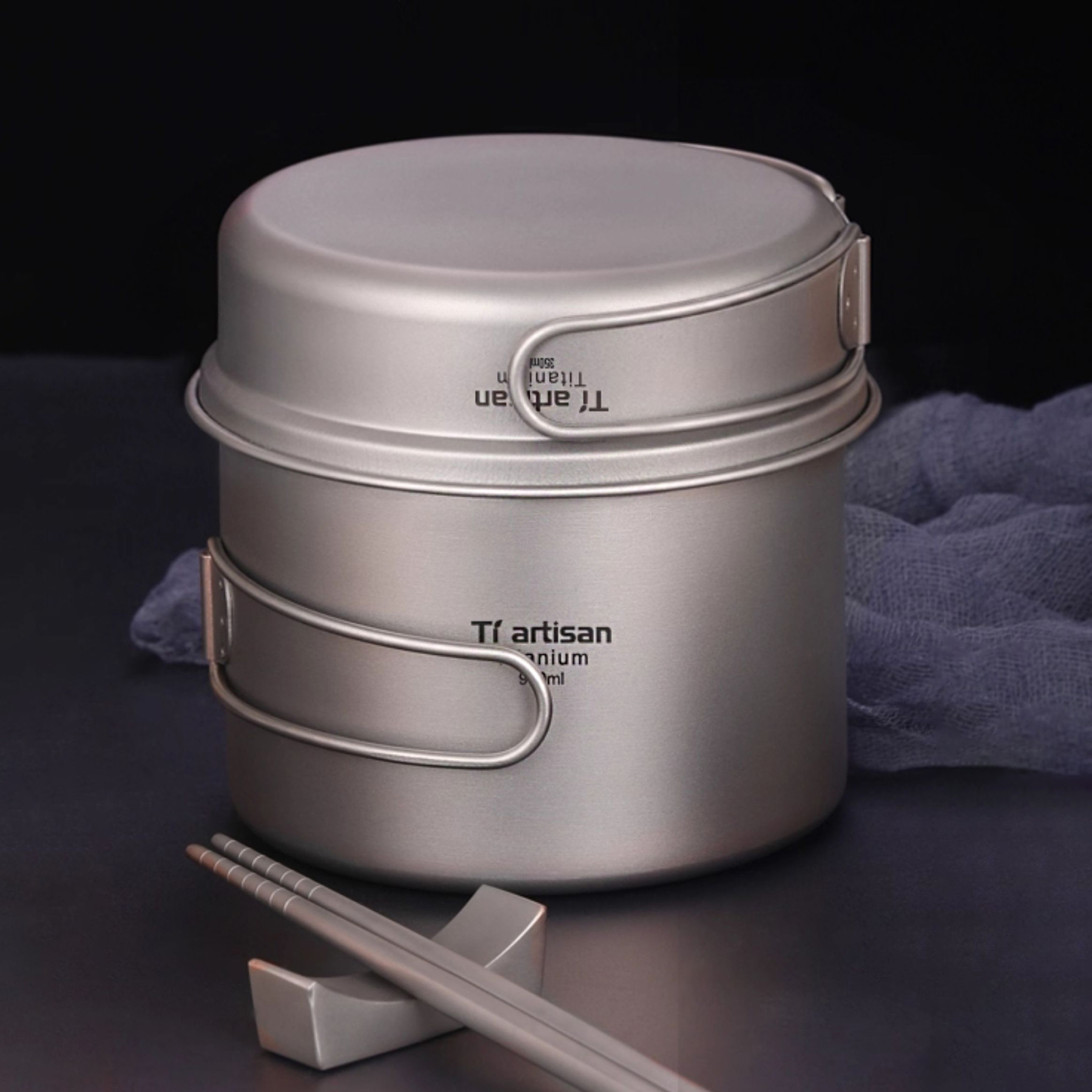 Titanium Camp Pot Set-kiToolab