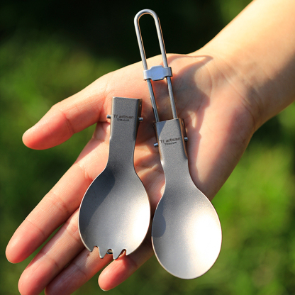 Titanium Folding Cutlery-kiToolab