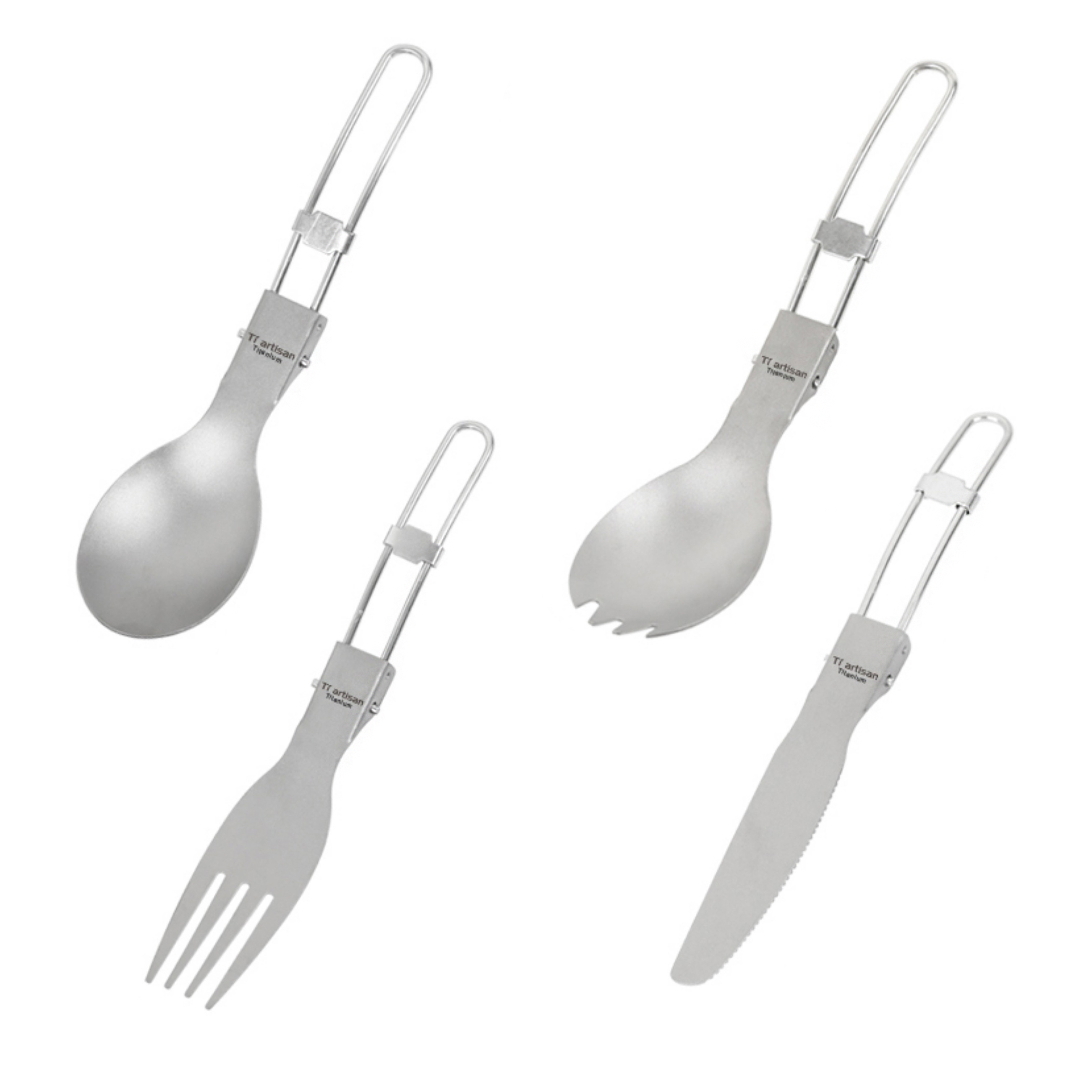 Titanium Folding Cutlery-kiToolab