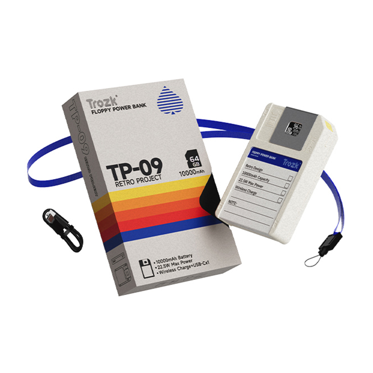 Retro Disk Power Bank-kiToolab