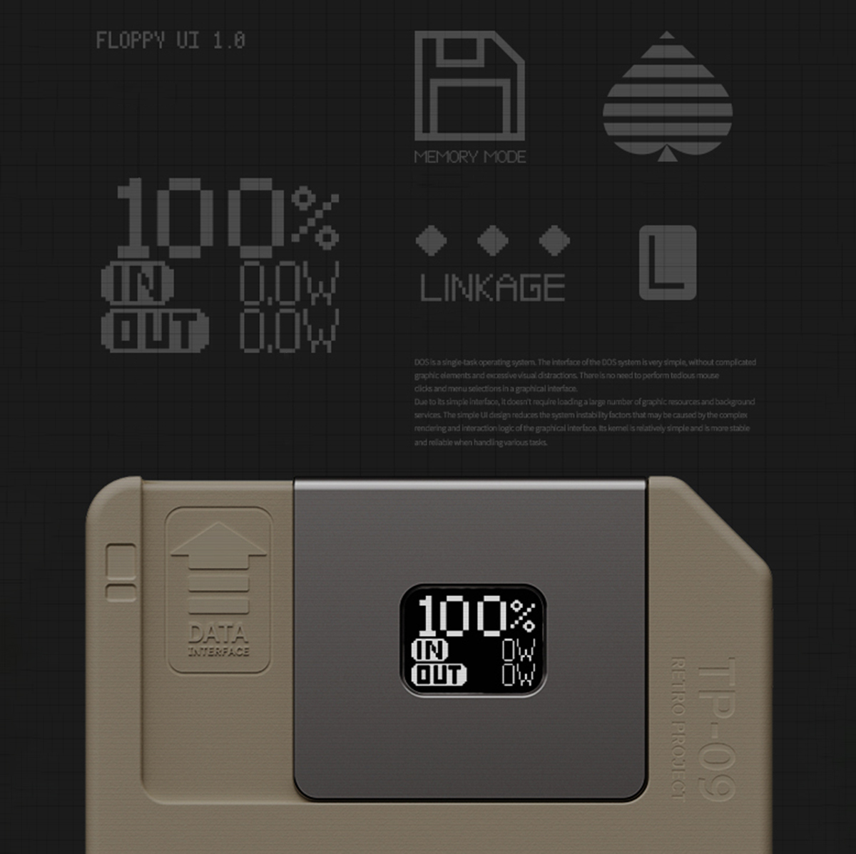 Retro Disk Power Bank-kiToolab