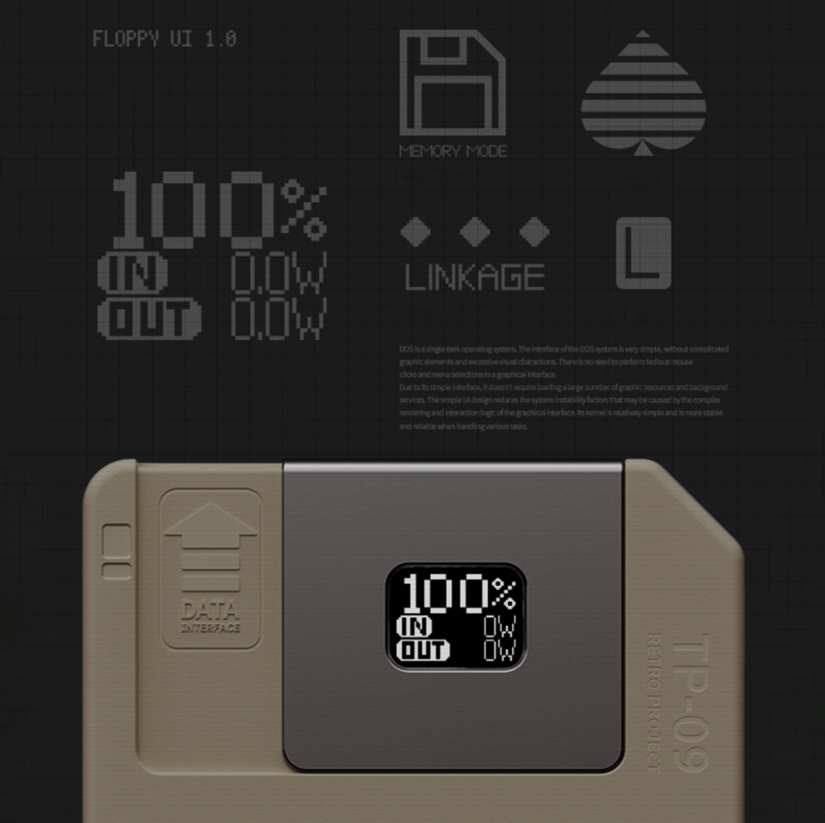 Retro Disk Power Bank-kiToolab