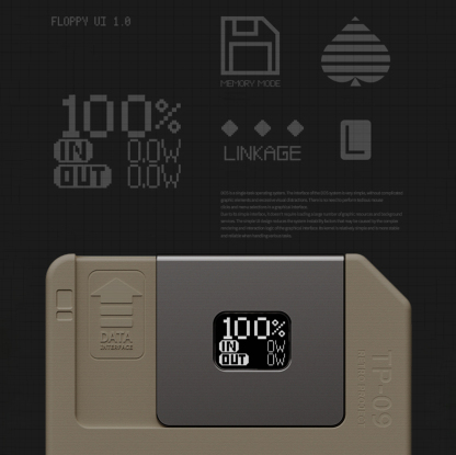 Retro Disk Power Bank-kiToolab