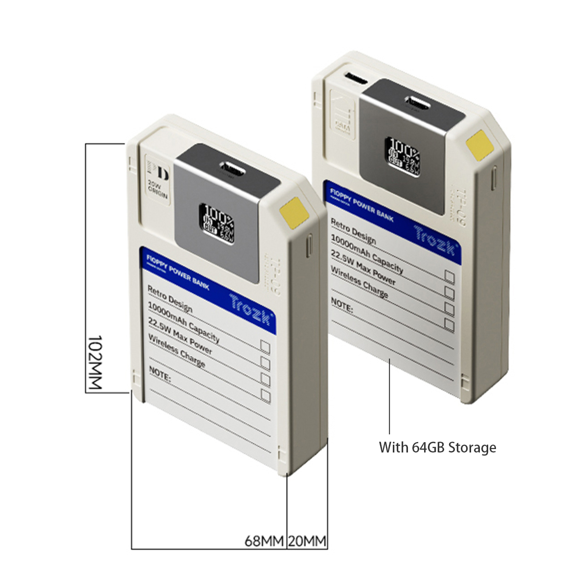 Retro Disk Power Bank-kiToolab
