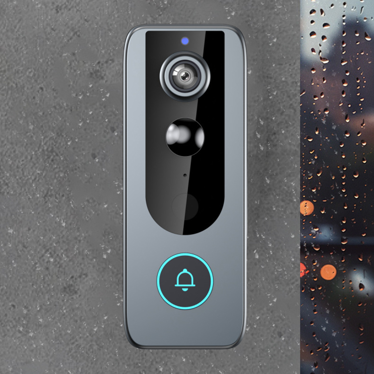 Solar Video Doorbell-kiToolab