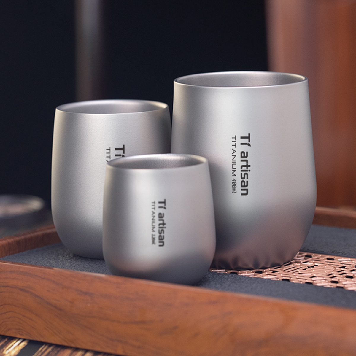 Titanium Double-Wall Cup-kiToolab