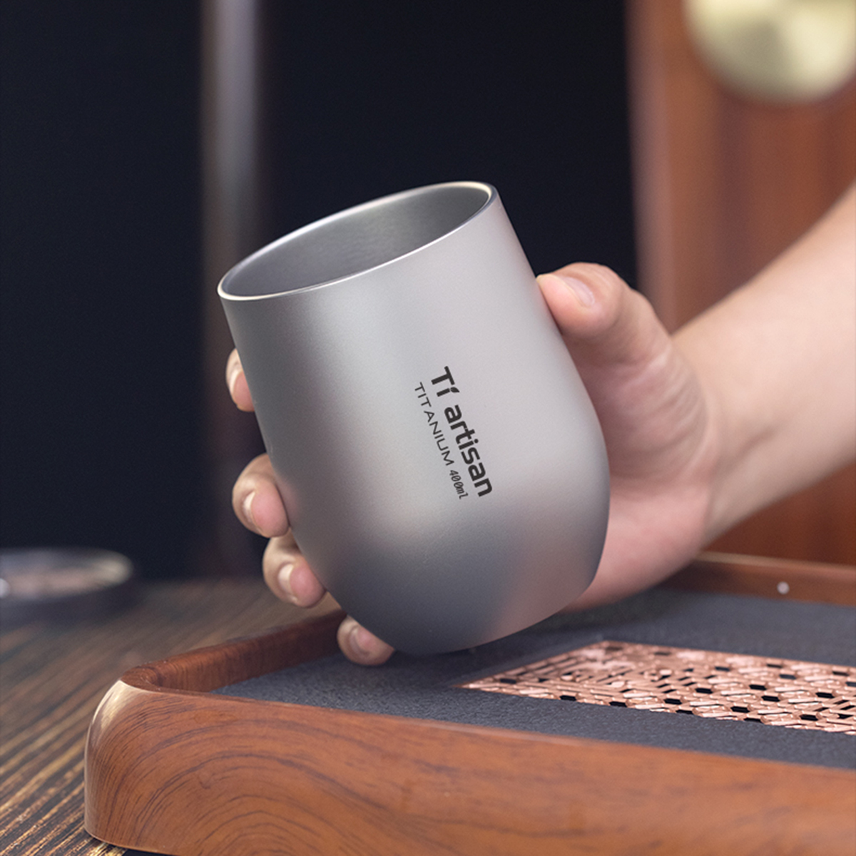 Titanium Double-Wall Cup-kiToolab
