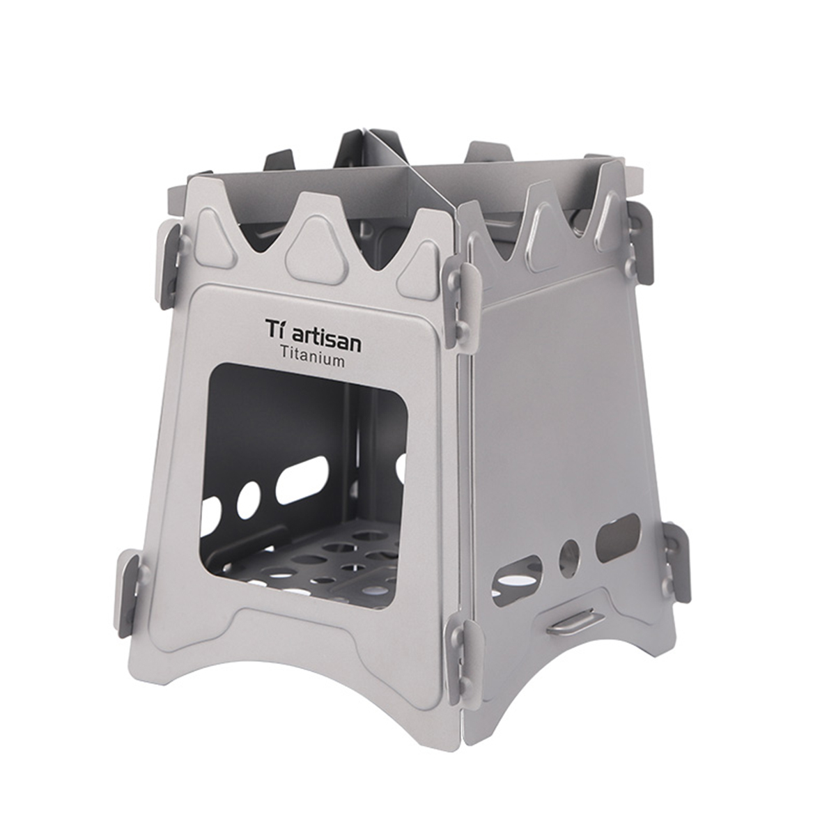 Titanium Fold-Flat Camp Stove-kiToolab