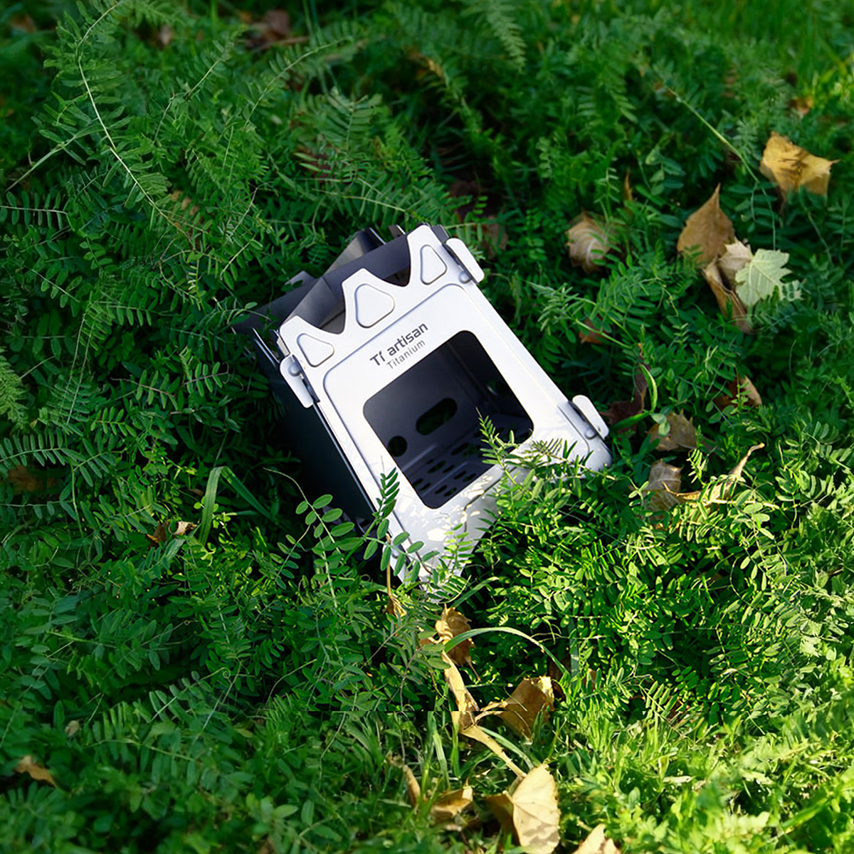 Titanium Fold-Flat Camp Stove-kiToolab