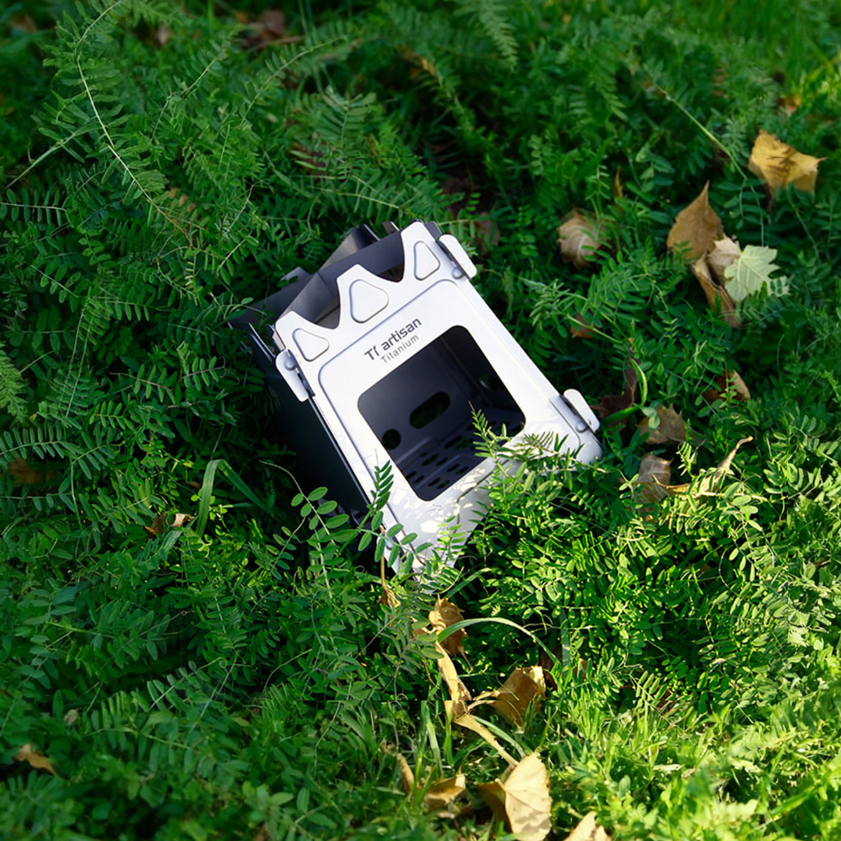 Titanium Fold-Flat Camp Stove-kiToolab