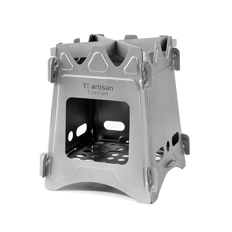 Titanium Fold-Flat Camp Stove-kiToolab