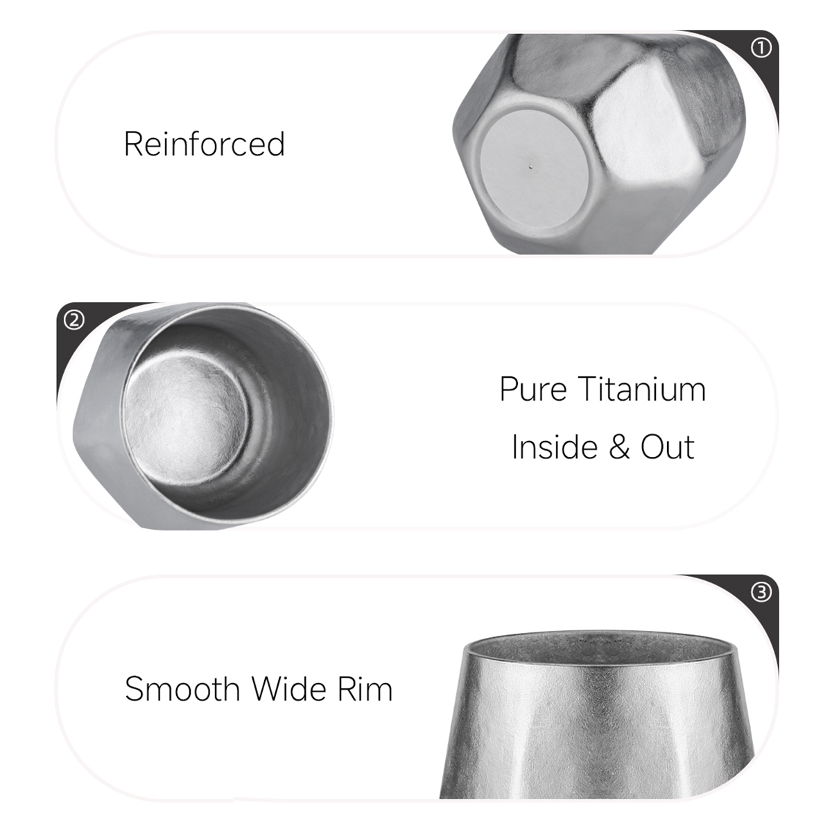 Titanium Hex Cup-kiToolab