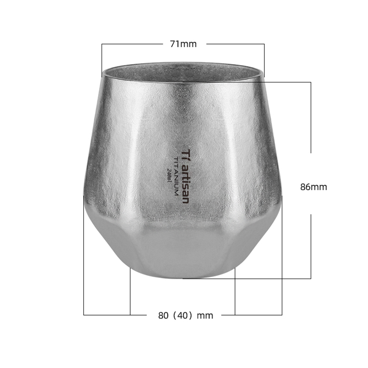 Titanium Hex Cup-kiToolab