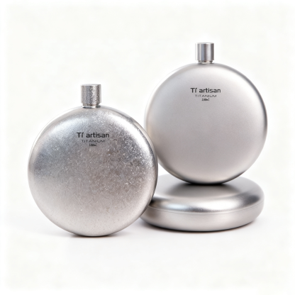 Titanium Hip Flask-kiToolab