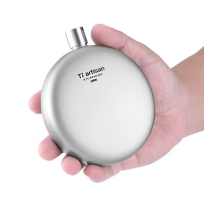 Titanium Hip Flask-kiToolab