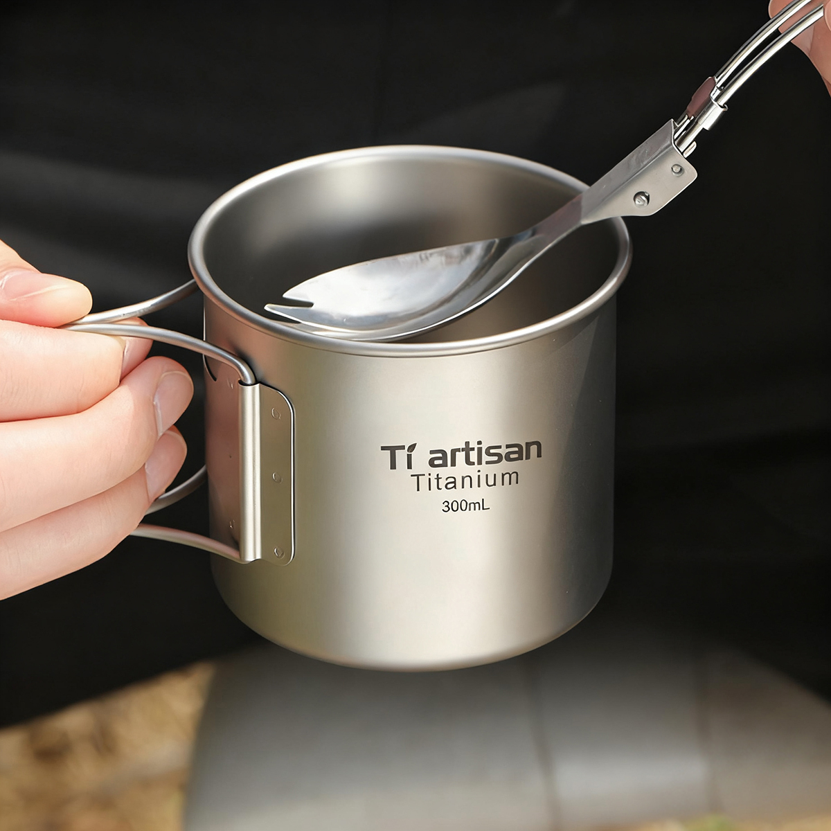 Titanium Lidded Mug-kiToolab