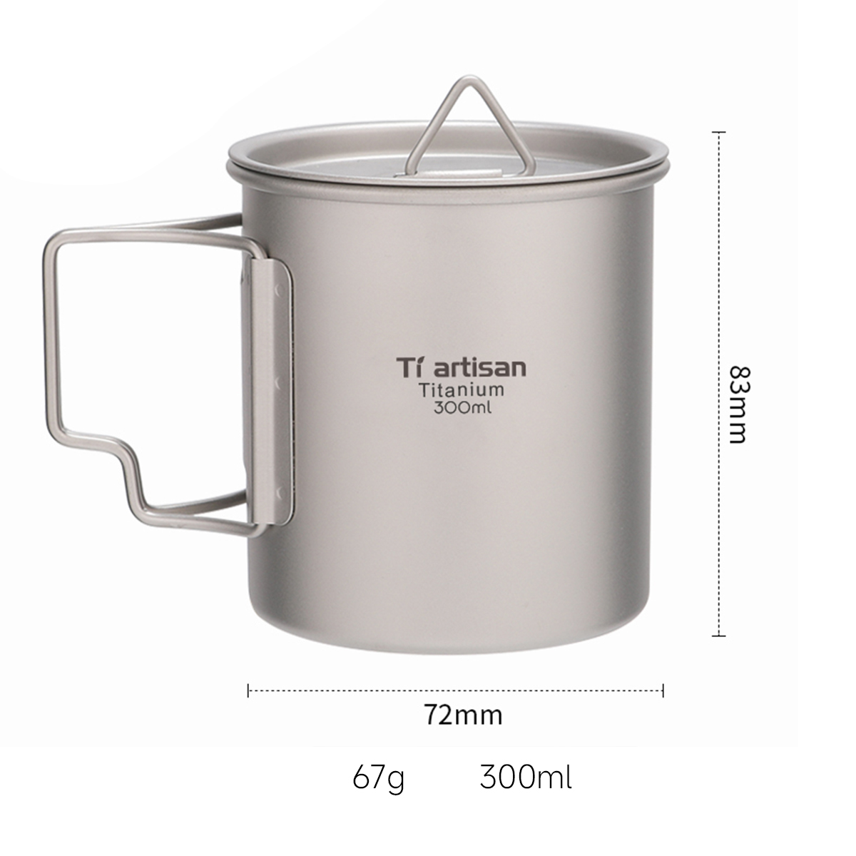Titanium Lidded Mug-kiToolab