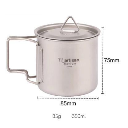 Titanium Lidded Mug-kiToolab