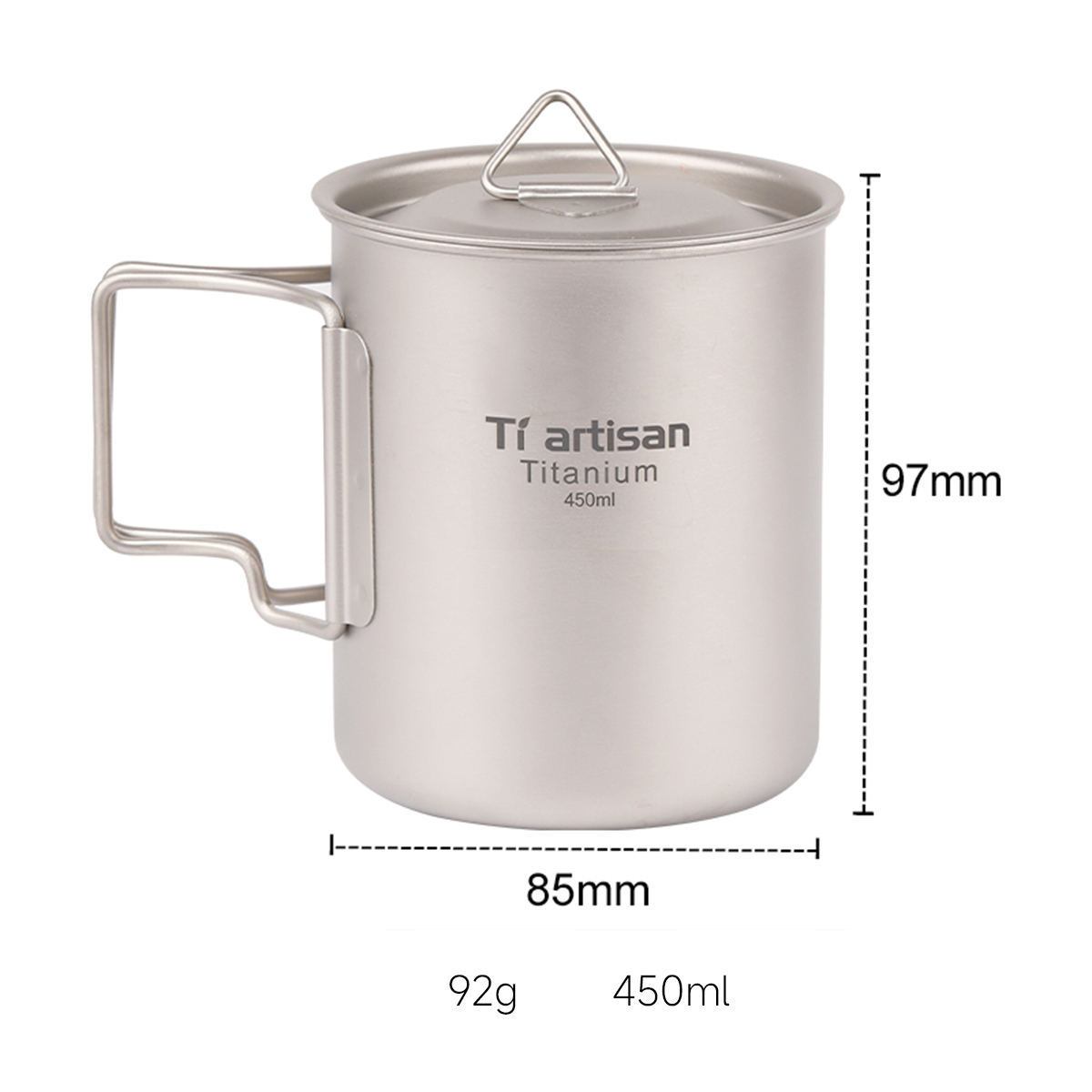 Titanium Lidded Mug-kiToolab