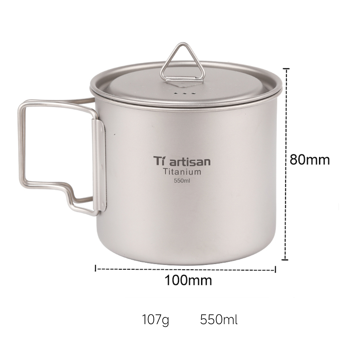 Titanium Lidded Mug-kiToolab