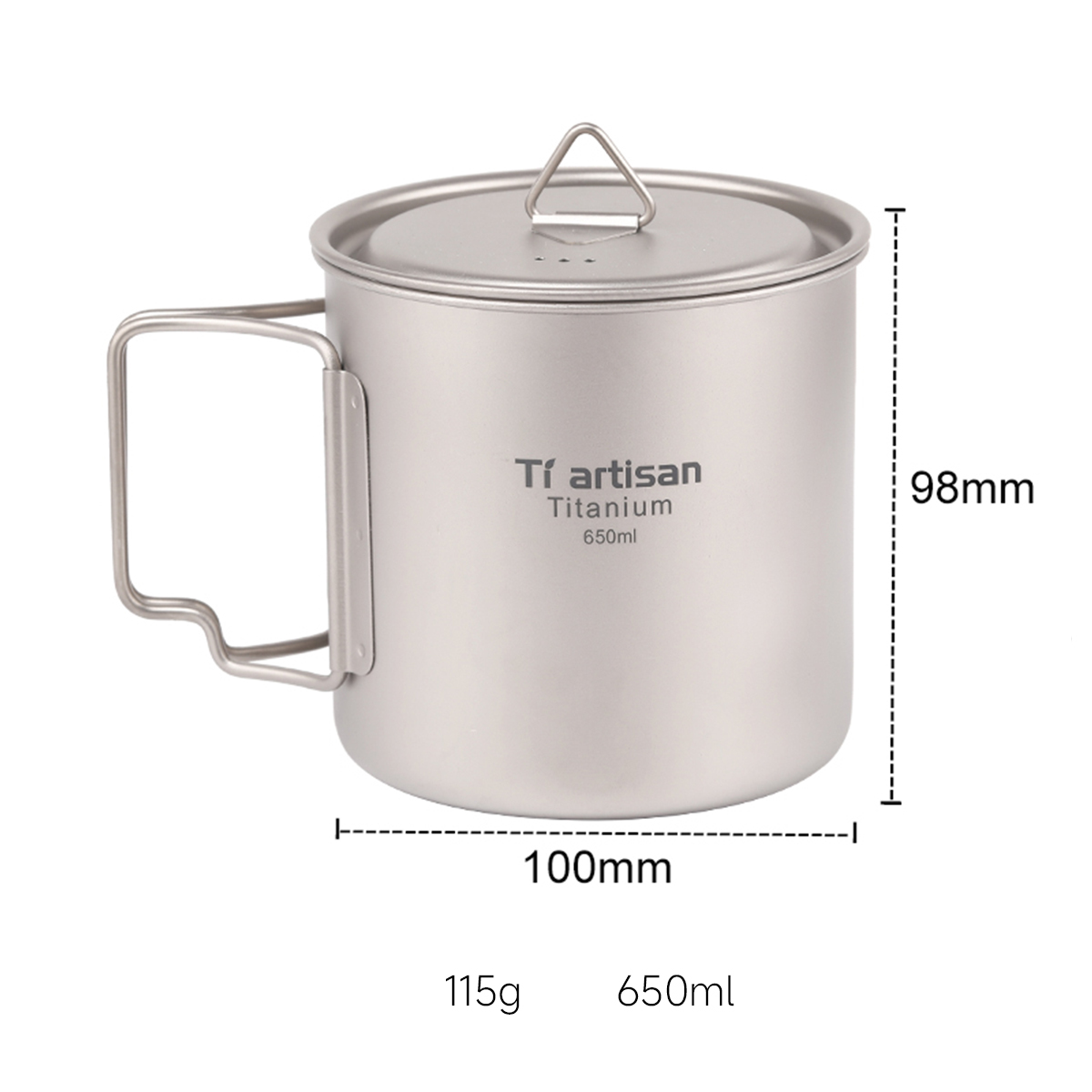 Titanium Lidded Mug-kiToolab