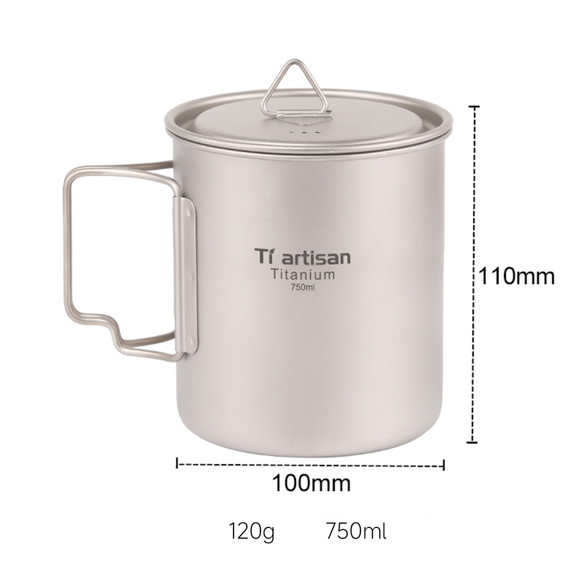 Titanium Lidded Mug-kiToolab