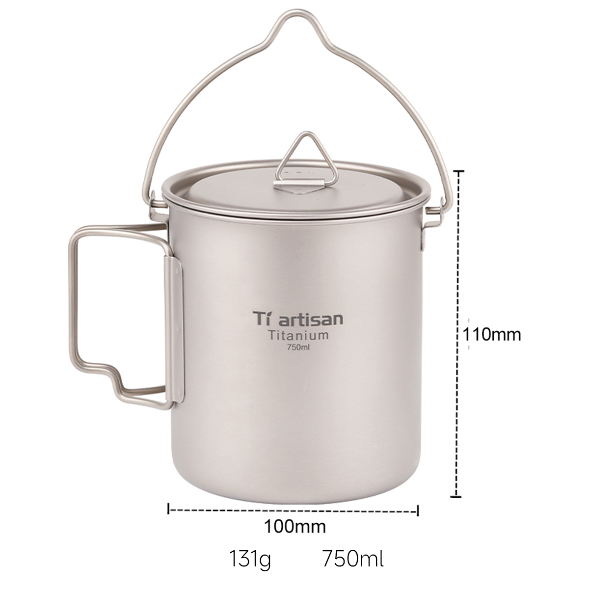 Titanium Lidded Mug-kiToolab