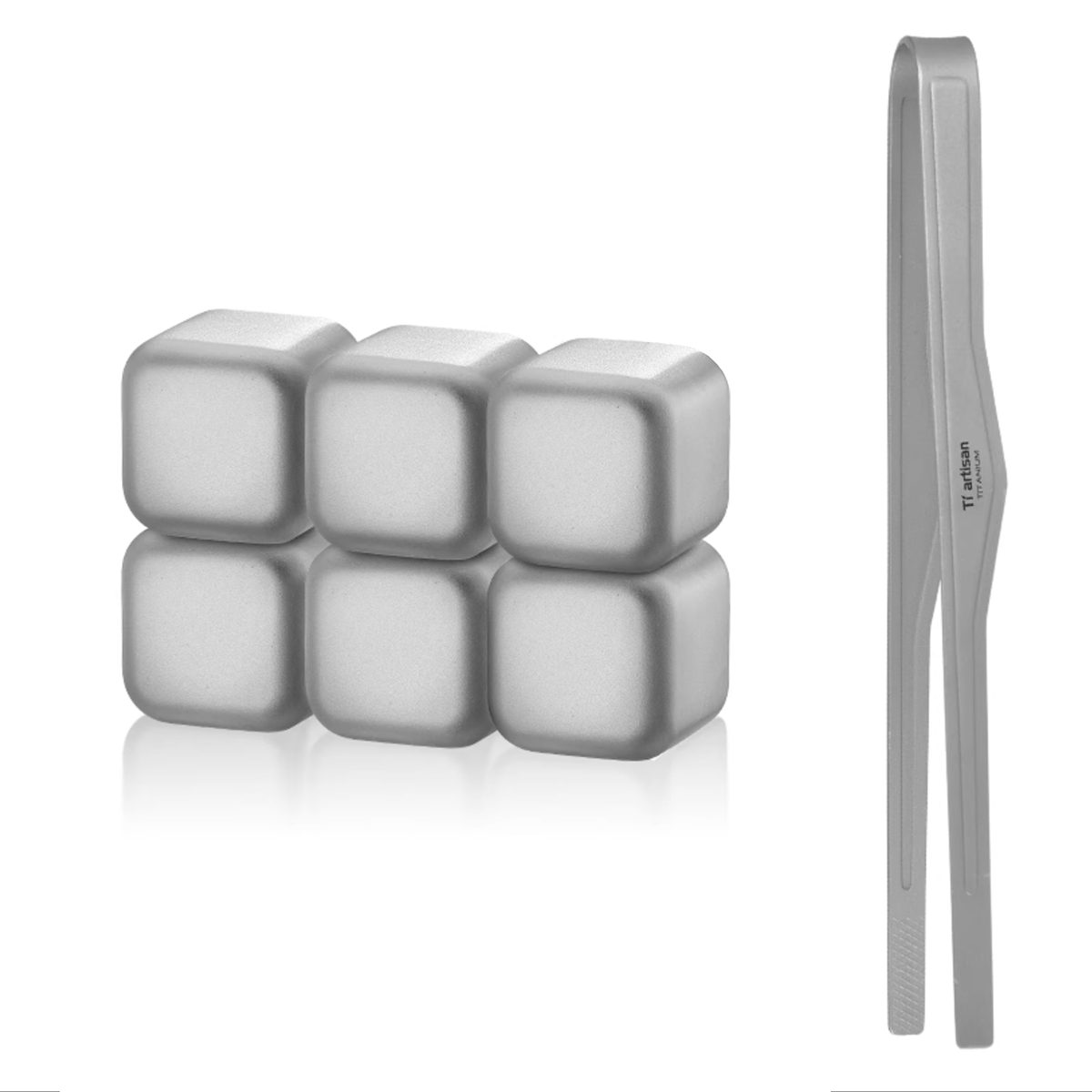 Titanium Reusable Ice Cubes-kiToolab