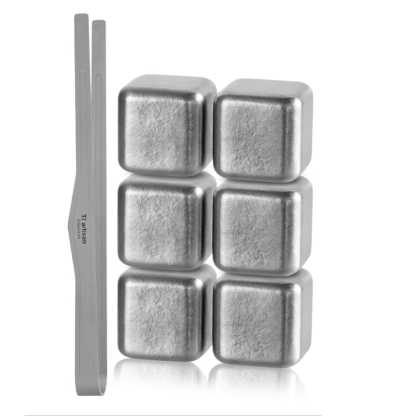 Titanium Reusable Ice Cubes-kiToolab
