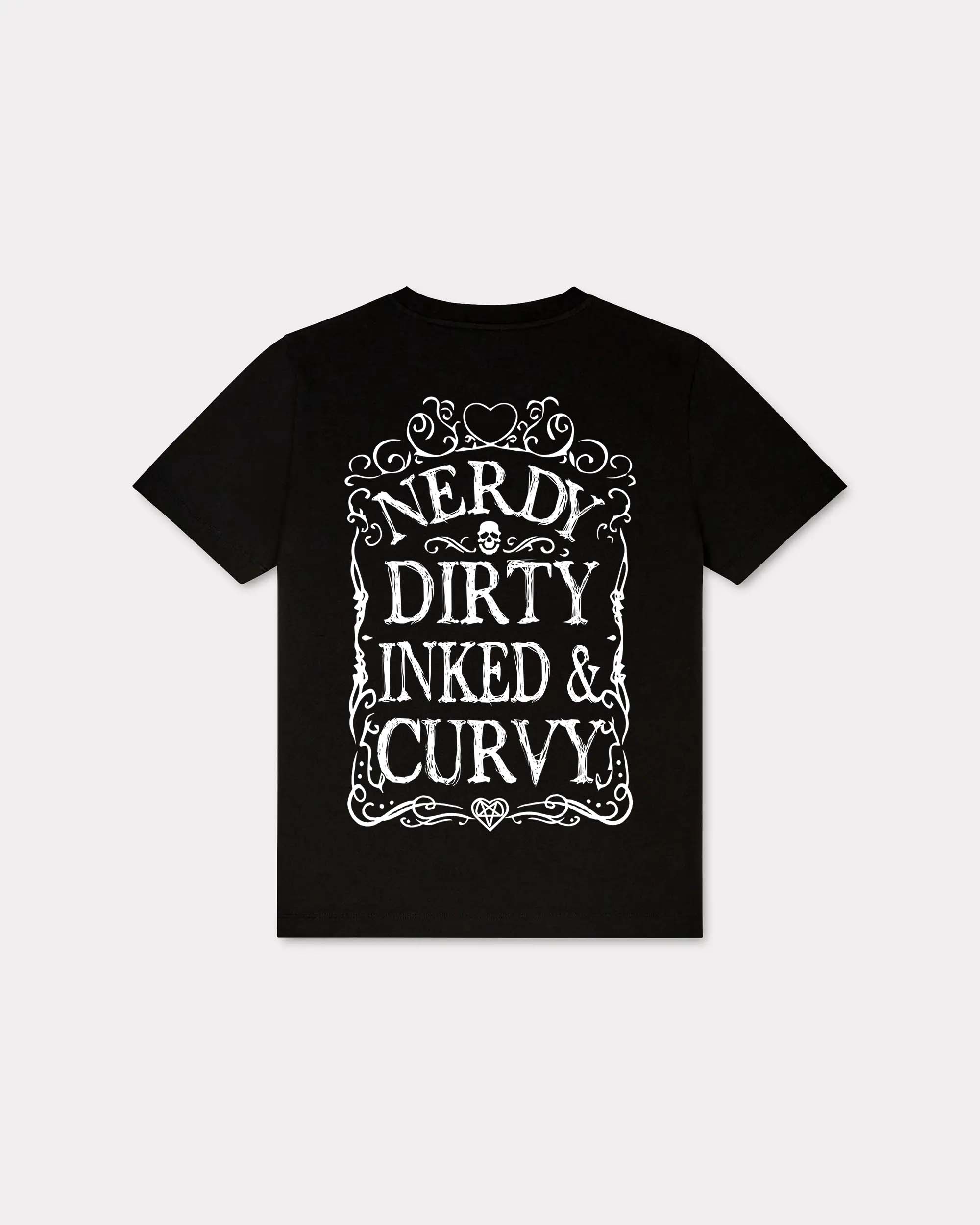 Nerdy Dirty Inked&Curvy T-shirt
