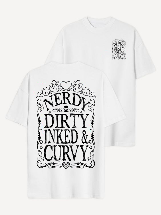 Nerdy Dirty Inked&Curvy T-shirt