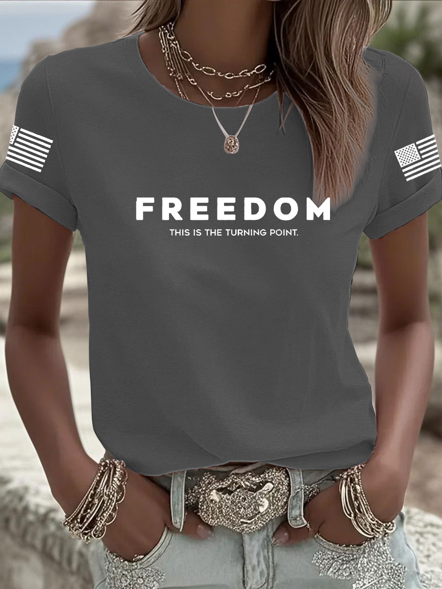 Women's Freedom Is Not Free This is the TP R.I.P C.K Short Sleeve T-shirt