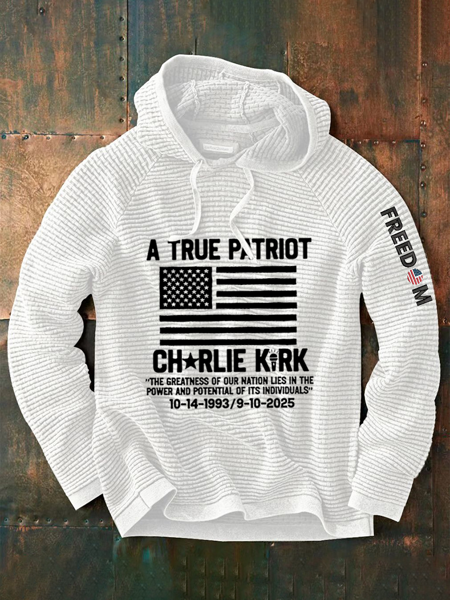 Men's Freedom Is Not Free R.I.P Charlie Kirk Long Sleeve Sweatshirt /
