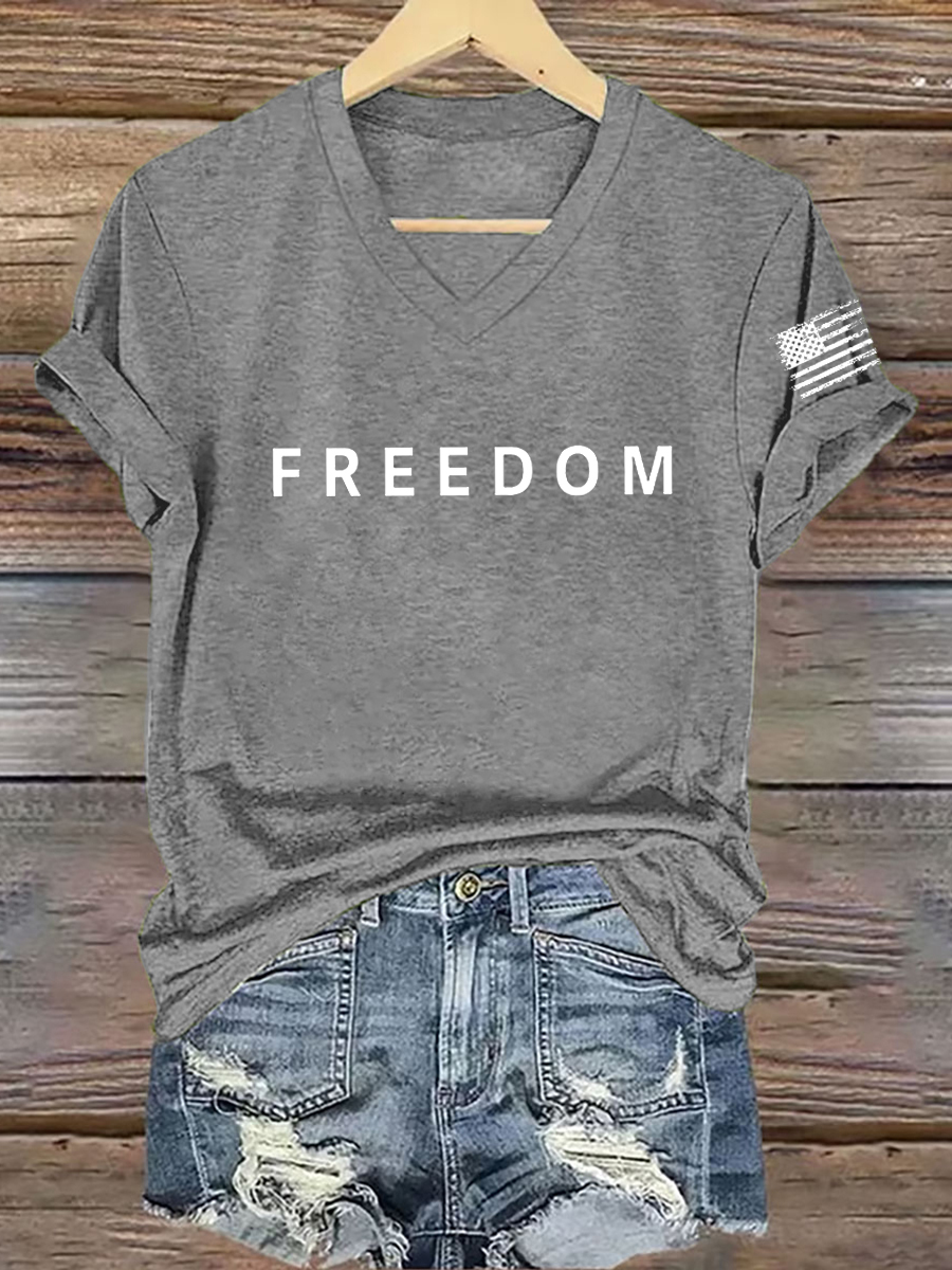Women's Freedom Is Not Free R.I.P C.K Short Sleeve T-shirt