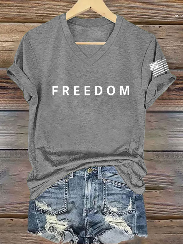 Women's Freedom Is Not Free R.I.P C.K Short Sleeve T-shirt