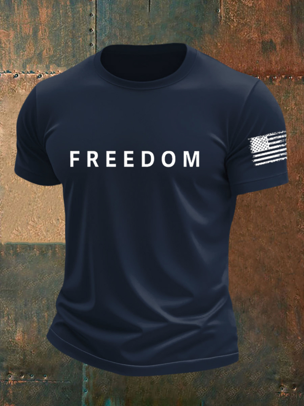 Men's Freedom Is Not Free R.I.P C.K Short Sleeve T-shirt