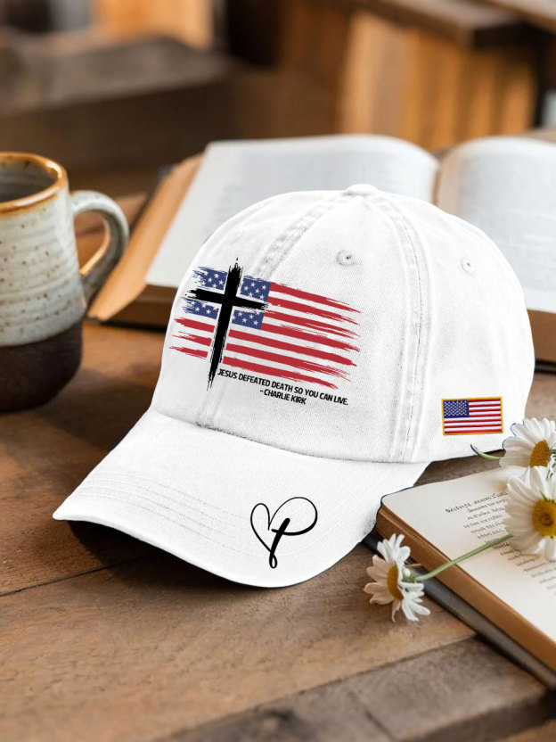 Jesus defeated death so you can live neutral hats