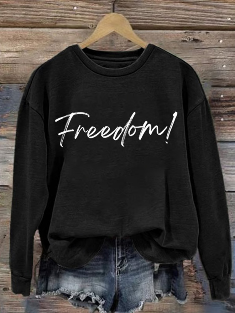 Women's Hot Events Printed Crew Neck Sweatshirt