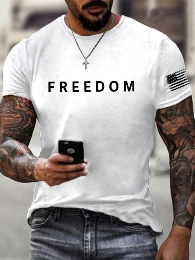 Men's Freedom Is Not Free R.I.P C.K Short Sleeve T-shirt