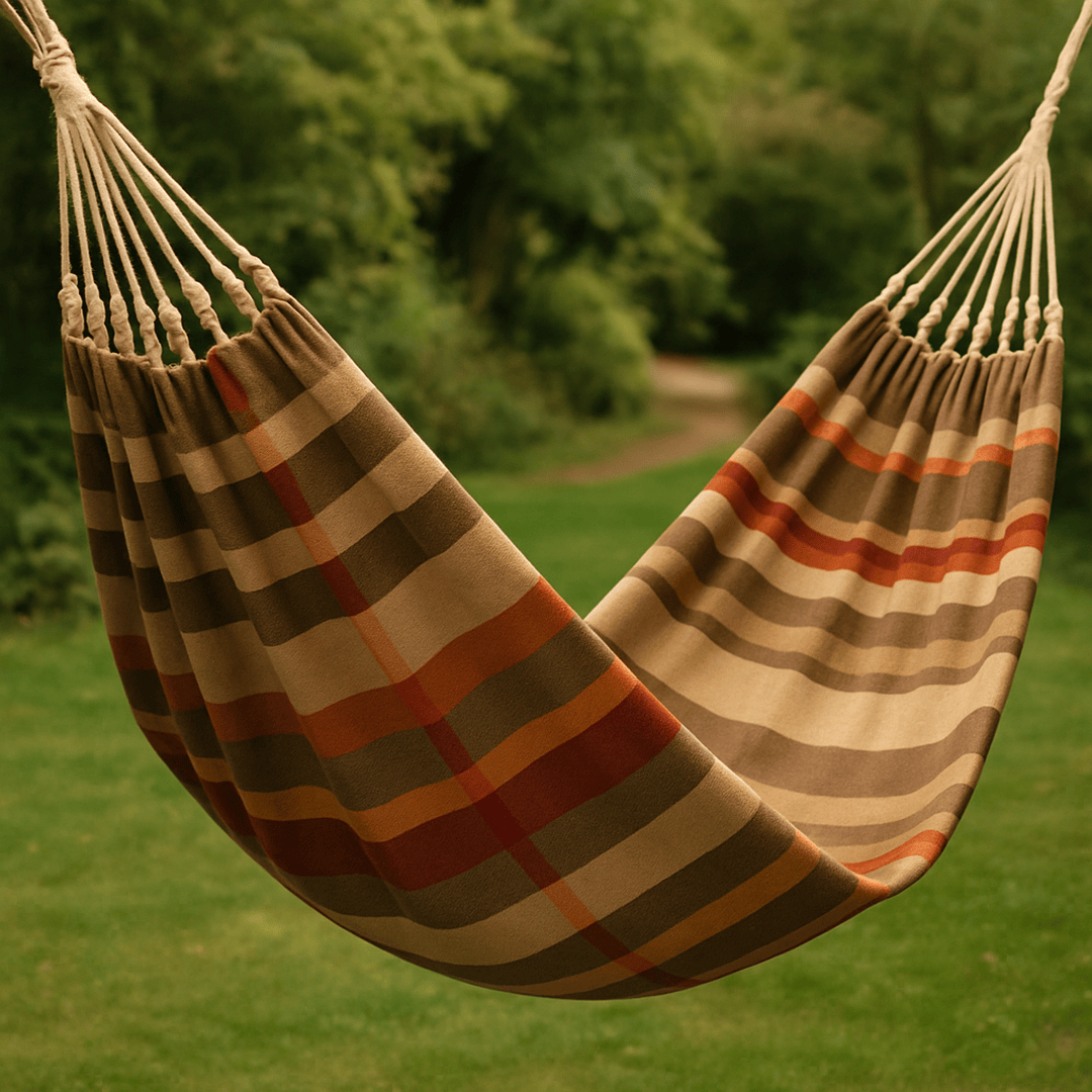 Hamac en Coton Rayé 200x150 cm