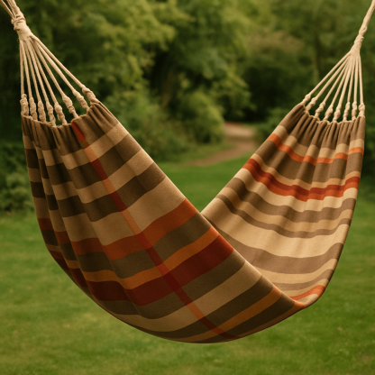 Hamac en Coton Rayé 200x150 cm