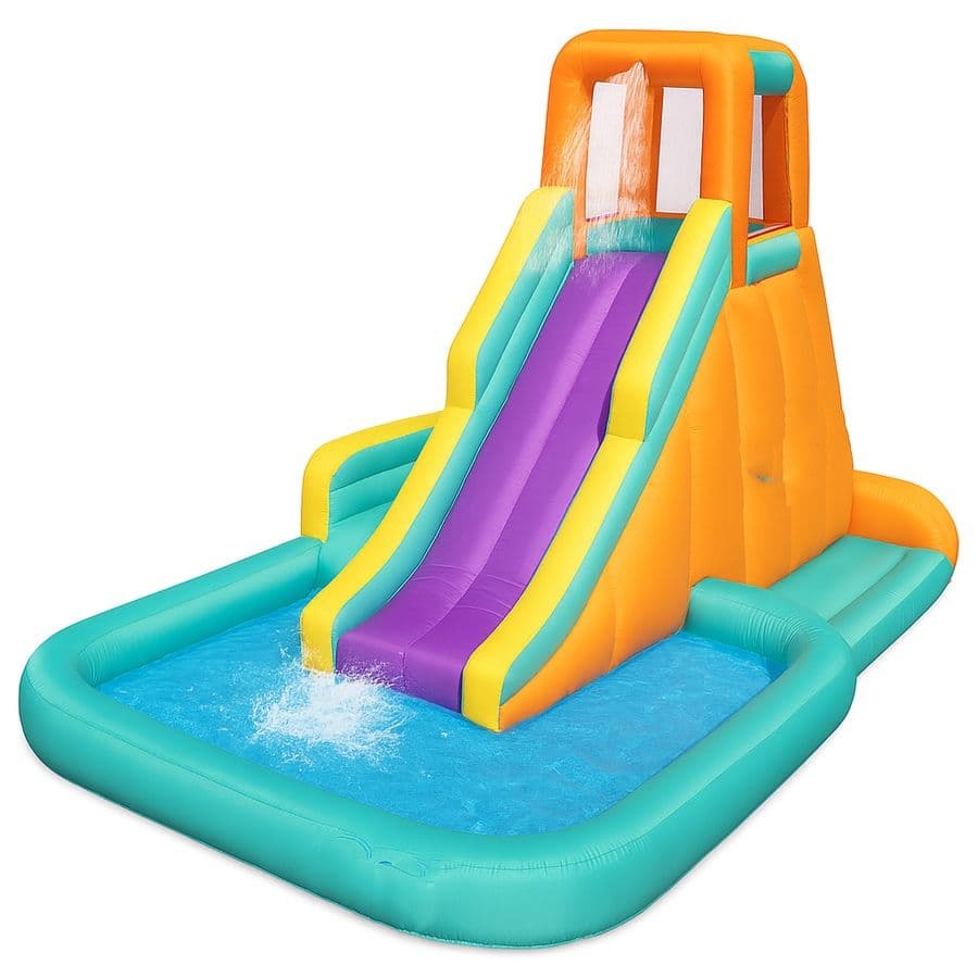 Toboggan Gonflable Vinyle Aire de Jeu 400x300x200 cm