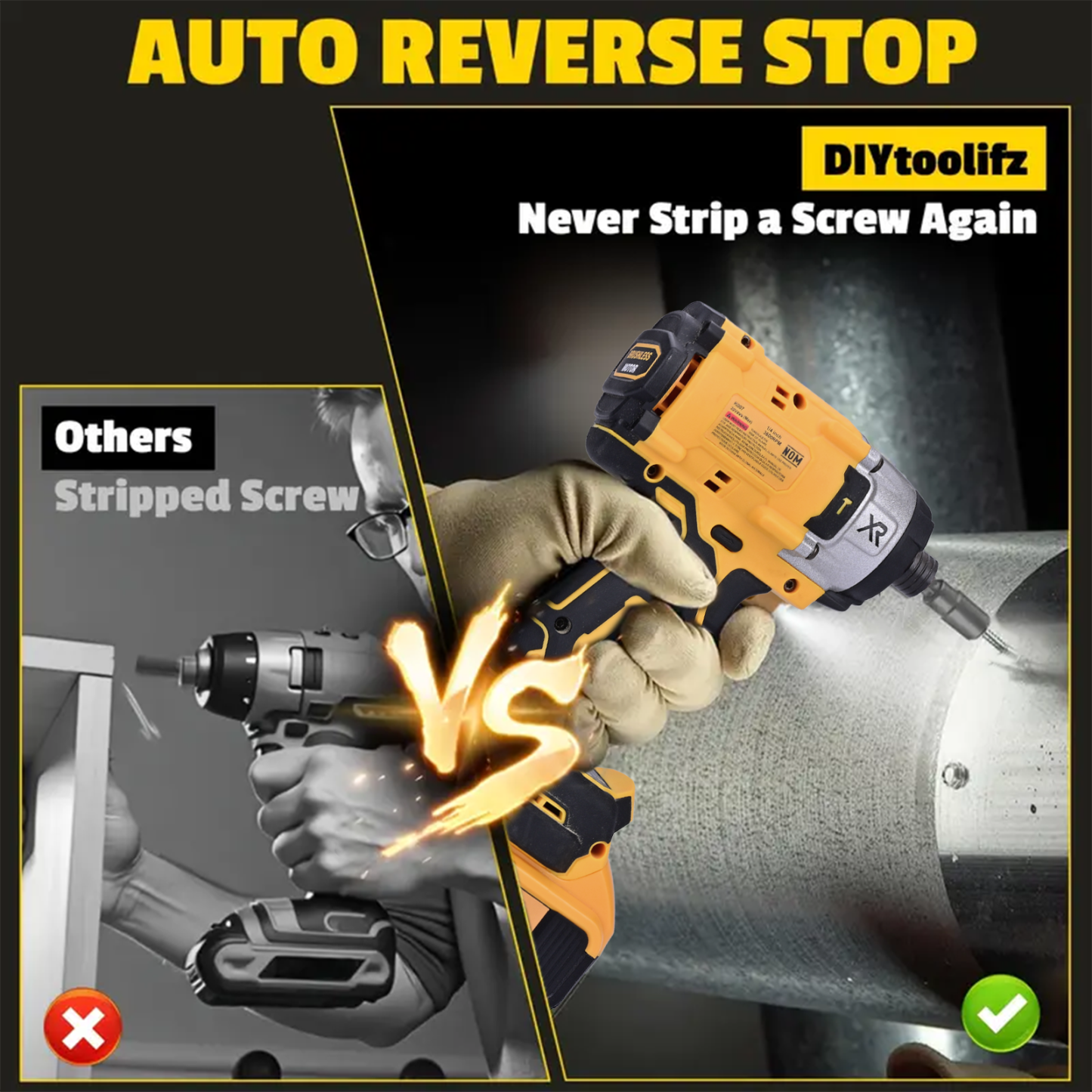 Compatible with DEWALT 20V MAX batteries, this 1/4-inch impact driver has a 0-2800 RPM range and an indicator light, making it suitable for home and appliance repairs.