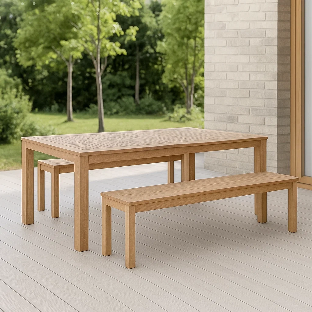 Mobilier de jardin,Ensemble table et chaises de jardin - NordicWoodFurn
