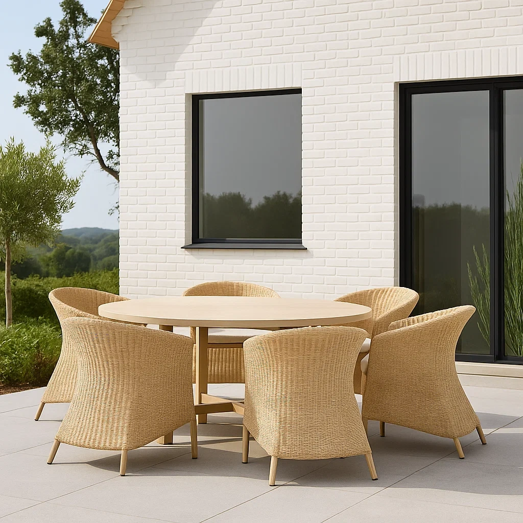 Mobilier de jardin,Ensemble table et chaises de jardin - NordicWoodFurn